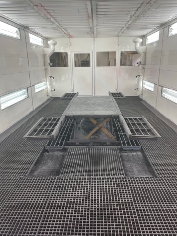 1049037-14 Paint box Pivab combi box with heat recovery and lift