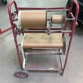 1049063-4 Masking trolley, red