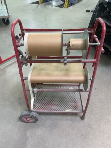 1049063-4 Masking trolley, red