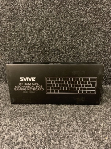 1054456-2 Gaming keyboard Svive Triton Mini 60 red switch (white)