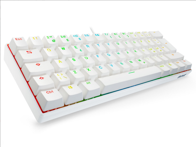 1054456-1 Gaming keyboard Svive Triton Mini 60 red switch (white)