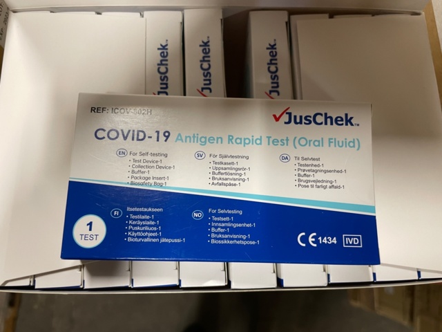 1072164-2 5760 pcs Covid-19 antigen apid test (oral fluid)