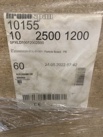 1072203-3 60 pcs Chipboards 10x1200x2500 spaandex 312 P1