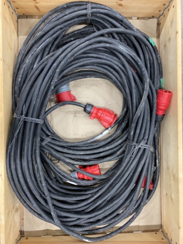 1072410-1 3 pcs 3-phase extension cables 32A