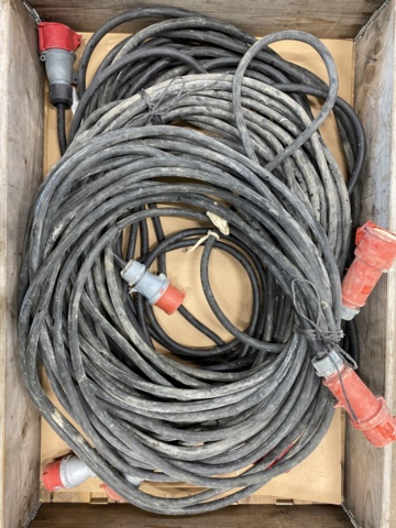 1072417-1 4 pcs 3-phase extension cables 32A