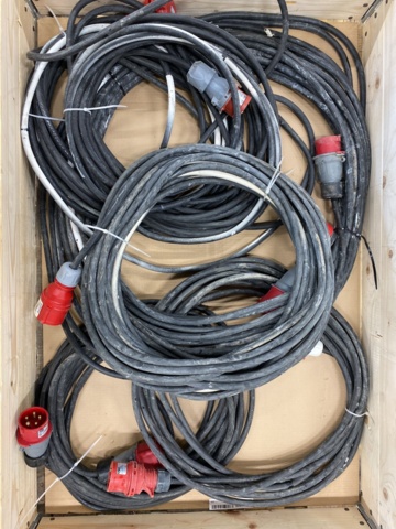 1072555-1 5 pcs 3-phase extension cables 16A