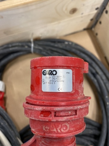 1072555-5 5 pcs 3-phase extension cables 16A