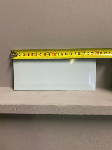 1013241-2 1 pallet 60m2 Tile Metro Light Blue 10x20cm (Facade)