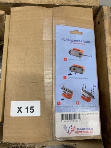 1072948-15 Gypsum expander, wing screw, lightweight concrete plug, bit & extender, Thuresson Fastening