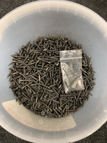 1072936-4 4 Packs plaster screws 3.5x25mm, Grabber