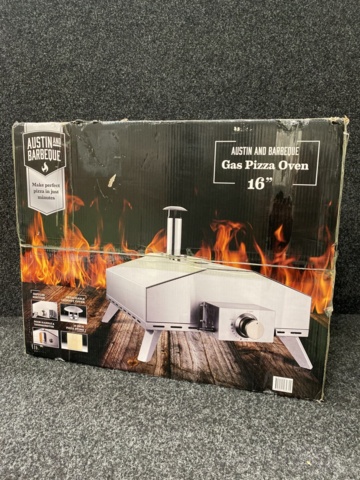 1073174-3 Gas-fired pizza oven Austin and Barbeque AABQ Pizza Oven Gas 16"