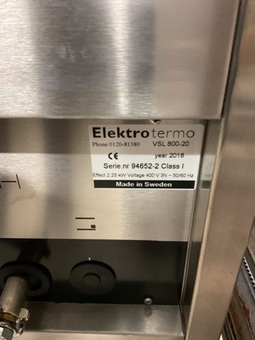 1061054-5 Heating cabinet with heating bath Electrotermo -2018