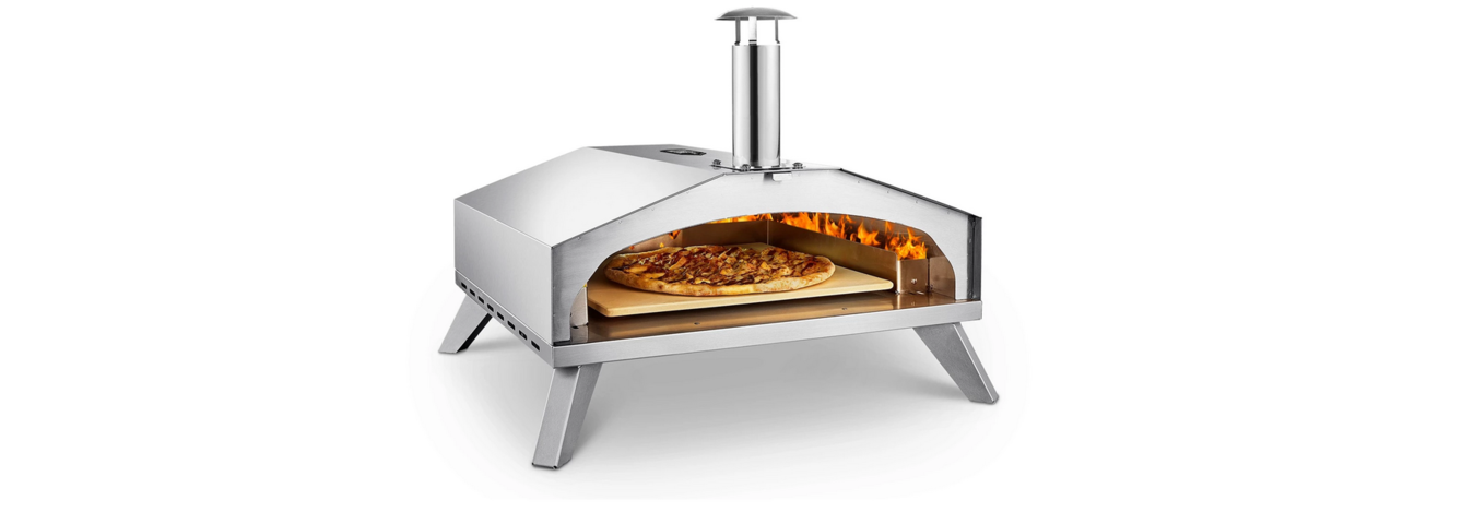 1073174-2 Gas-fired pizza oven Austin and Barbeque AABQ Pizza Oven Gas 16"