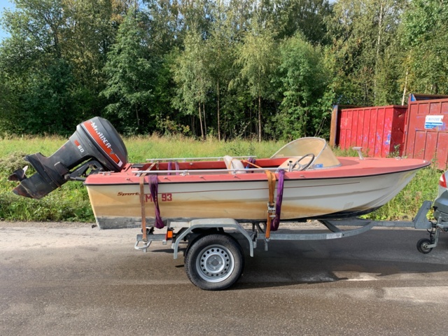 781055-1 Motorboat EMS 93 Sport with engine Mariner 60hp