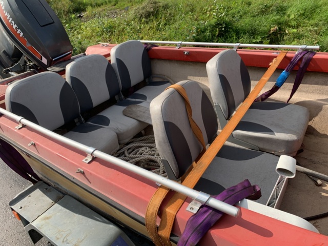 781055-5 Motorboat EMS 93 Sport with engine Mariner 60hp