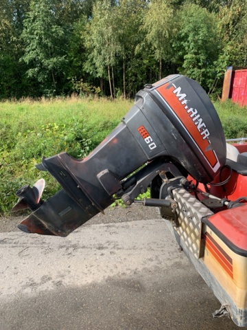 781055-7 Motorboat EMS 93 Sport with engine Mariner 60hp