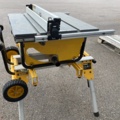 1073658-3 Table saw Dewalt DW745 with stand