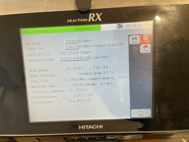 1073682-6 Hitachi IJ printer, RX-S Inkjet printer