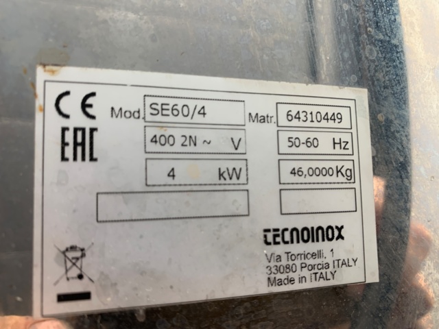 1073728-5 Salamander Tecnoinox Raise/lower