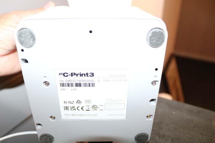 998707-7 Payment terminal & receipt printer.