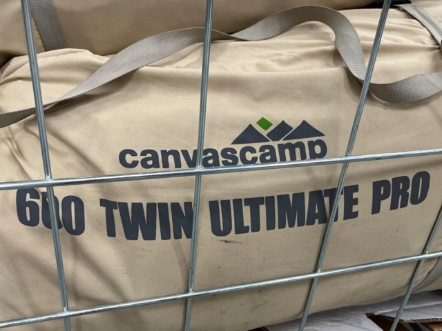 1075028-2 Canvas tent, 'Canvascamp 600 Twin Ultimate Pro'