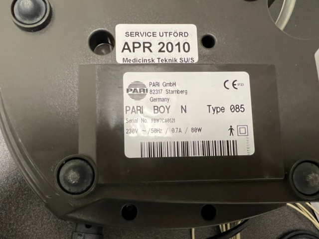 1052218-7 Bronchitis equipment PARI BOY N Type 085