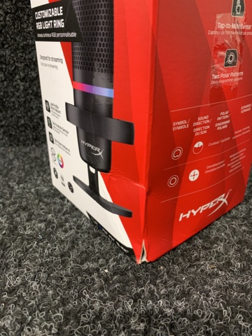 1074926-4 USB microphone HyperX DuoCast – RGB USB Condenser Microphone for PC, PS5, PS4, Mac