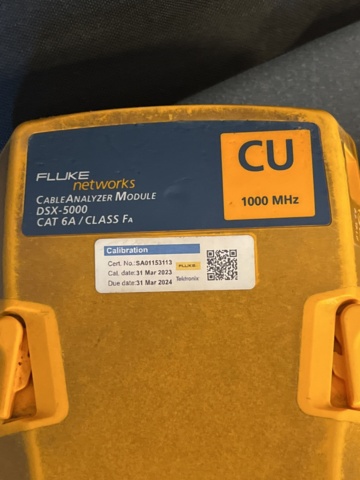 1057054-7 Fluke CableAnalyzer DSX-5000