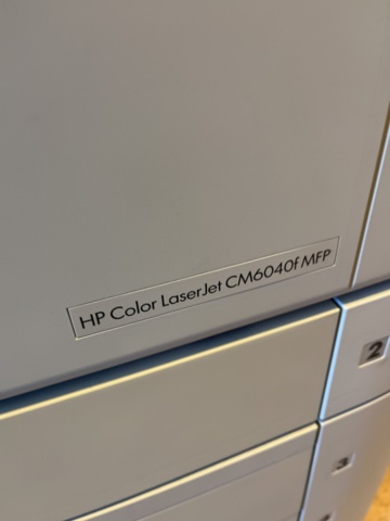 1057083-7 Printer HP Color LaserJet CM6040f MFP