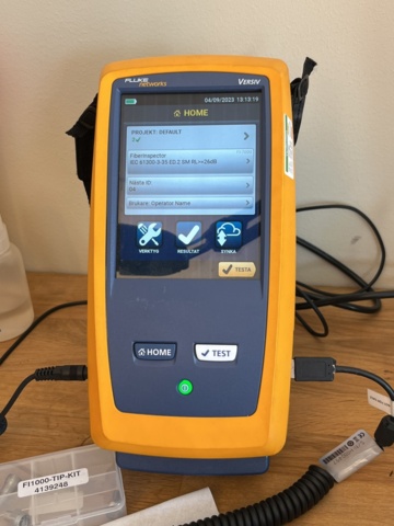 1057060-3 Mätinstrument , fibersvets m.m. / Fluke Versiv & DVP-740 Fusion Splicer