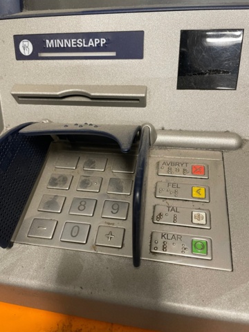 1060097-6 Bankomat Auto Cash uttagsautomat