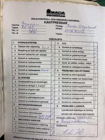 1074156-19 Edge press Promecam RG 103 100t