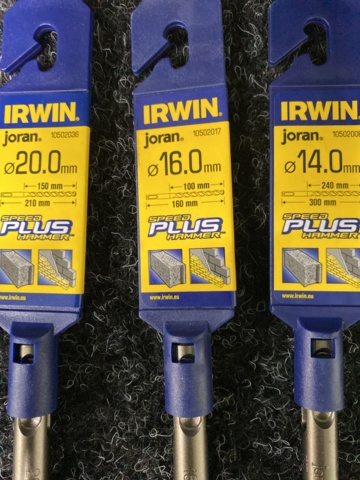 1075430-3 22 pcs Drill Irwin SpeedHammer Plus 4-26mm