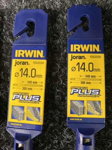 1075430-5 22 pcs Drill Irwin SpeedHammer Plus 4-26mm