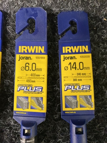 1075430-4 22 pcs Drill Irwin SpeedHammer Plus 4-26mm