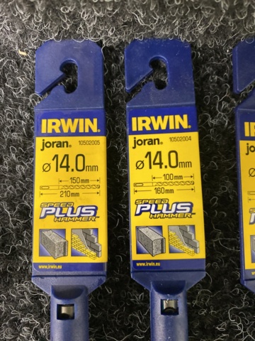 1075430-6 22 pcs Drill Irwin SpeedHammer Plus 4-26mm
