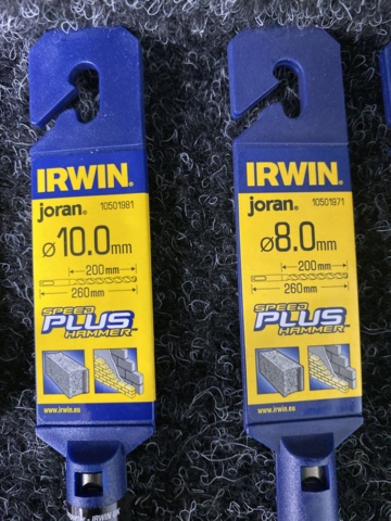 1075430-9 22 pcs Drill Irwin SpeedHammer Plus 4-26mm
