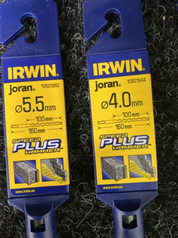 1075430-10 22 pcs Drill Irwin SpeedHammer Plus 4-26mm