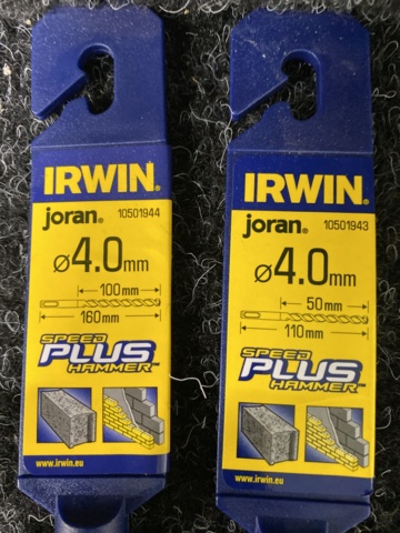 1075430-12 22 pcs Drill Irwin SpeedHammer Plus 4-26mm
