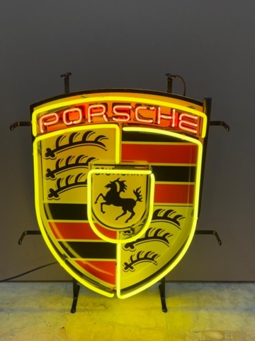 1075969-2 Porsche neon sign 68x53 cm