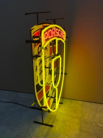 1075969-3 Porsche neon sign 68x53 cm