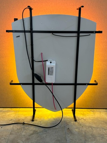 1075969-4 Porsche neon sign 68x53 cm