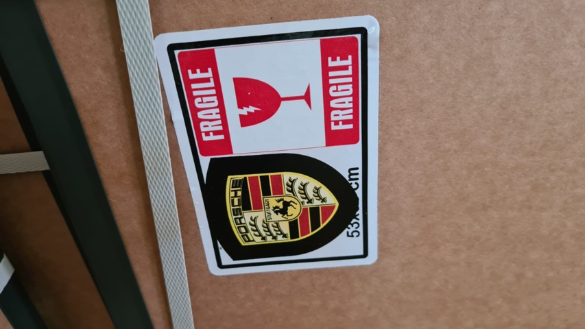 1075969-5 Porsche neon sign 68x53 cm