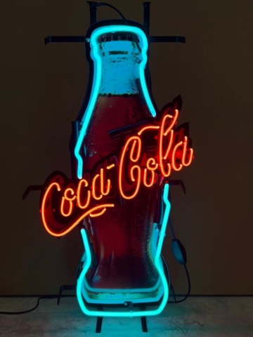 1075971-4 Coca Cola neon sign 70x38 cm