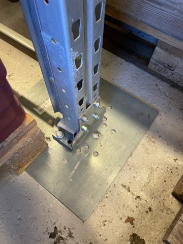 1049203-7 Pallet rack AJ Products, 4 pieces