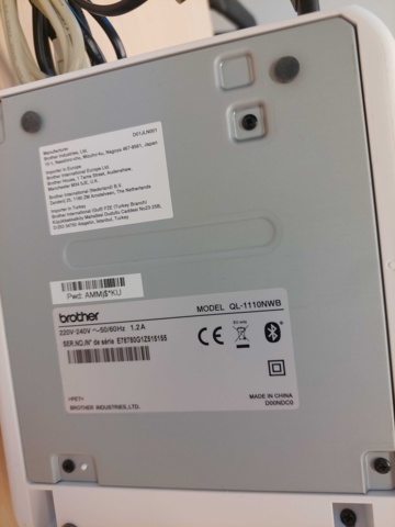1034546-3 Brother label printer
