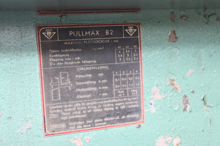 1076035-4 Sheet metal cutter Pullmax B2