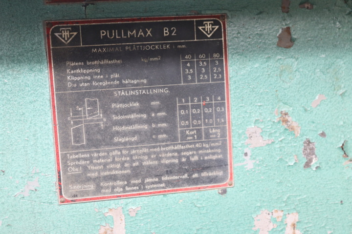 1076035-5 Sheet metal cutter Pullmax B2