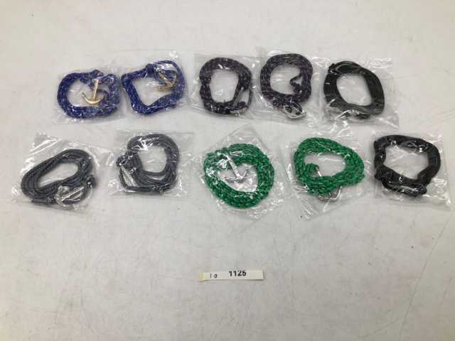 1076120-1 10 st Blvckout armband i olika färger - Frakt ingår (1125)