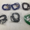 1076120-2 10 st Blvckout armband i olika färger - Frakt ingår (1125)